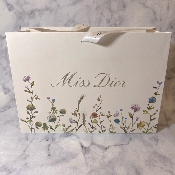 Dior Other - Dior Gift Bag Colored Tiny Floral Design - 9.5Lx7W - NEW